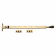 Heritage Brass Window Furniture Unlacquered Brass Heritage Brass - Casement Window Stay Ball Design 12 Unlacquered Brass finish