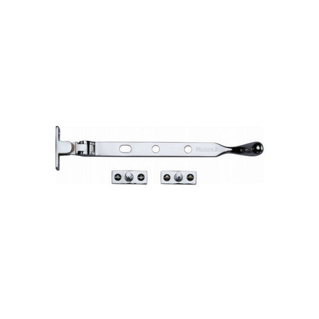 Heritage Brass Window Furniture Polished Chrome / 8"/200mm Heritage Brass - Casement Window Stay Ball Design 8" Polished Chrome Finish