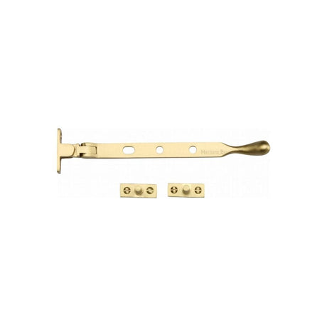 Heritage Brass Window Furniture Satin Brass / 8"/200mm Heritage Brass - Casement Window Stay Ball Design 8" Satin Brass Finish