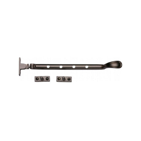 Heritage Brass Window Furniture Matt Bronze / 10"/250mm Heritage Brass - Casement Window Stay Spoon Pattern 10" Matt Bronze Finish