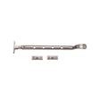 Heritage Brass Window Furniture Satin Nickel / 10"/250mm Heritage Brass - Casement Window Stay Spoon Pattern 10" Satin Nickel Finish