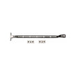 Heritage Brass Window Furniture Polished Nickel / 12"/300mm Heritage Brass - Casement Window Stay Spoon Pattern 12" Polished Nickel Finish