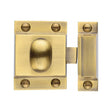 Heritage Brass Cabinet Hardware Antique Brass / Cabinet Turn Catch Heritage Brass - Cupboard Latch with Oval Turn Antique Brass Finish