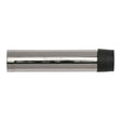 Heritage Brass Door Furniture Polished Nickel / Projection Door Stop Heritage Brass - Cylindrical Door Stop Without Rose 76mm Polished Nickel Finish