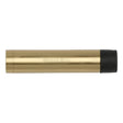 Heritage Brass Door Furniture Satin Brass / Projection Door Stop Heritage Brass - Cylindrical Door Stop Without Rose 76mm Satin Brass Finish