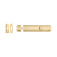 Heritage Brass Accessories Satin Brass / Straight Surface Bolts / 150mm / 6" Heritage Brass - Door Bolt Flat 6" Satin Brass Finish