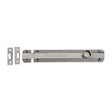 Heritage Brass Accessories Polished Nickel / Straight Surface Bolts / 200mm / 8" Heritage Brass - Door Bolt Flat 8" Polished Nickel Finish