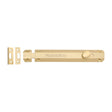 Heritage Brass Accessories Satin Brass / Straight Surface Bolts / 200mm / 8" Heritage Brass - Door Bolt Flat 8" Satin Brass Finish