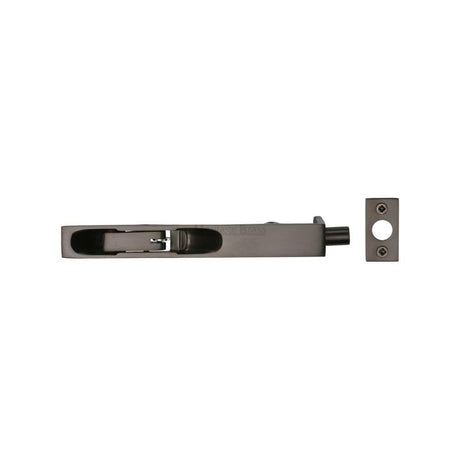Heritage Brass Accessories Matt Bronze / Flush Bolts / 150mm / 6" Heritage Brass - Door Bolt Flush Fitting 6" x .3/4" Matt Bronze Finish