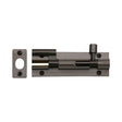 Heritage Brass Accessories Matt Bronze / Cranked Surface Bolts / 100mm / 4" Heritage Brass - Door Bolt Necked 4" x 1.25" Matt Bronze Finish