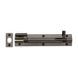 Heritage Brass Accessories Matt Bronze / Cranked Surface Bolts / 150mm / 6" Heritage Brass - Door Bolt Necked 6" x 1.25" Matt Bronze Finish