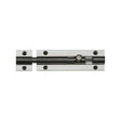 Heritage Brass Accessories Polished Chrome / Straight Surface Bolts / 100mm / 4" Heritage Brass - Door Bolt Straight 4" x 1.25" Polished Chrome Finish