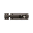 Heritage Brass Accessories Matt Bronze / Straight Surface Bolts / 100mm / 4" Heritage Brass - Door Bolt Straight 4" x 1.5" Matt Bronze Finish