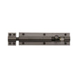 Heritage Brass Accessories Matt Bronze / Straight Surface Bolts / 150mm / 6" Heritage Brass - Door Bolt Straight 6" x 1.5" Matt Bronze Finish