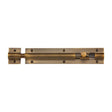 Heritage Brass Accessories Antique Brass / Straight Surface Bolts / 200mm / 8" Heritage Brass - Door Bolt Straight 8" x 1.25" Antique Brass Finish