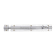 Heritage Brass Accessories Satin Chrome / Straight Surface Bolts / 200mm / 8" Heritage Brass - Door Bolt Straight 8" x 1.25" Satin Chrome Finish