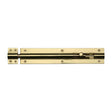 Heritage Brass Accessories Polished Brass / Straight Surface Bolts / 200mm / 8" Heritage Brass - Door Bolt Straight 8" x 1.5" Polished Brass Finish