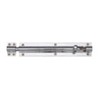 Heritage Brass Accessories Polished Chrome / Straight Surface Bolts / 200mm / 8" Heritage Brass - Door Bolt Straight 8" x 1.5" Polished Chrome Finish