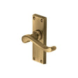 Heritage Brass Door Furniture Antique Brass / Latch Handles Heritage Brass - Door Handle Lever Latch Bedford Short Design Antique Brass Finish