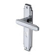 Heritage Brass Door Furniture Polished Chrome / Std. Lock Handles Heritage Brass - Door Handle Lever Lock Astoria Design Polished Chrome Finish