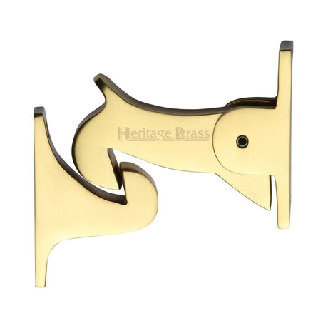 Heritage Brass Accessories Polished Brass / Door Holder Heritage Brass - Door Holder Gravity Design Polished Brass Finish
