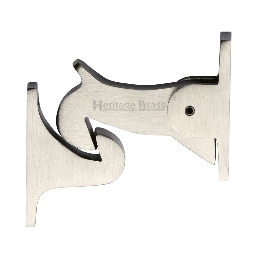 Heritage Brass Accessories Satin Nickel / Door Holder Heritage Brass - Door Holder Gravity Design Satin Nickel Finish