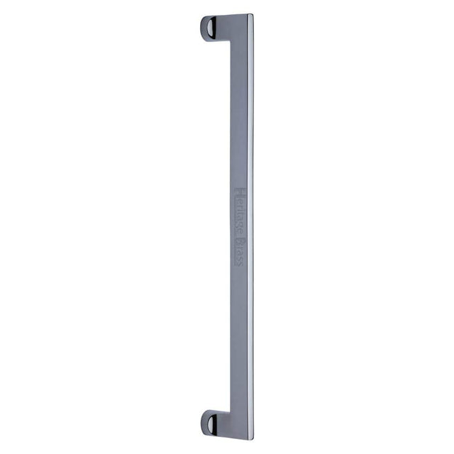 Heritage Brass Door Furniture Polished Chrome / Pull Handles (Bolt Through) Heritage Brass - Door Pull Handle Apollo Design 460mm Polished Chrome Finish
