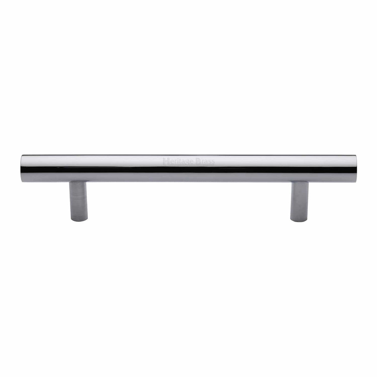 Heritage Brass Door Furniture Polished Chrome / Pull Handles (Bolt Through) Heritage Brass - Door Pull Handle Bar Design 305mm Polished Chrome Finish