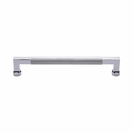 Heritage Brass Door Furniture Polished Chrome / Pull Handles (Bolt Through) Heritage Brass - Door Pull Handle Bar Design 330mm Polished Chrome Finish