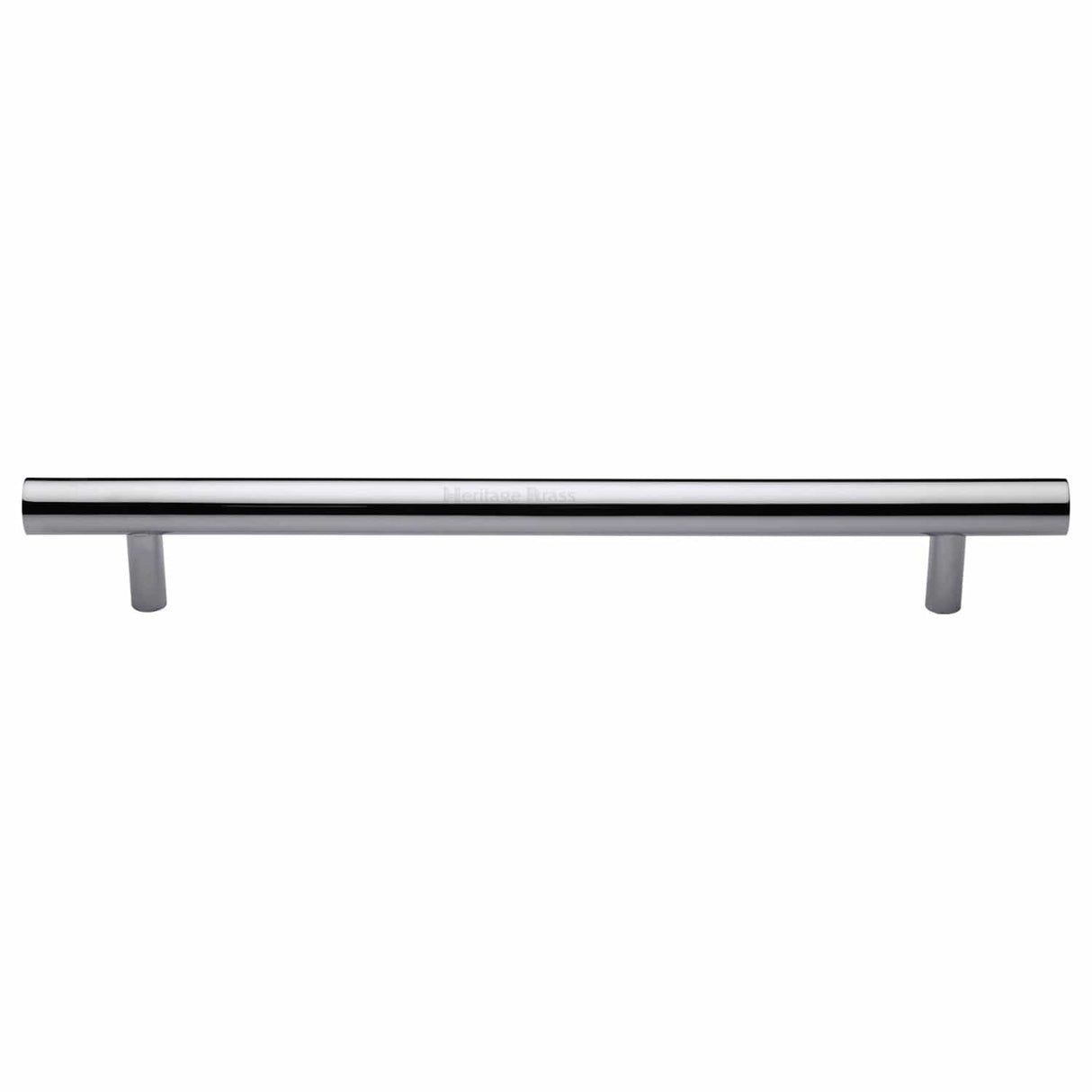 Heritage Brass Door Furniture Polished Chrome / Pull Handles (Bolt Through) Heritage Brass - Door Pull Handle Bar Design 457mm Polished Chrome Finish