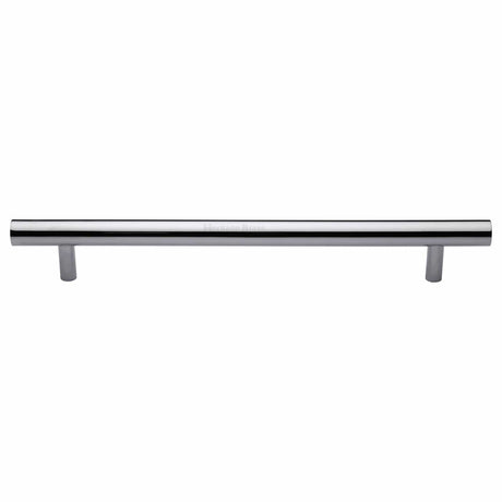 Heritage Brass Door Furniture Polished Chrome / Pull Handles (Bolt Through) Heritage Brass - Door Pull Handle Bar Design 457mm Polished Chrome Finish