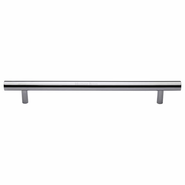 Heritage Brass Door Furniture Polished Chrome / Pull Handles (Bolt Through) Heritage Brass - Door Pull Handle Bar Design 457mm Polished Chrome Finish