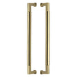 Heritage Brass Door Furniture Polished Brass / Back to Back Fixing Pack Heritage Brass - Door Pull Handle Bauhaus Design 483mm Polished Brass Finish