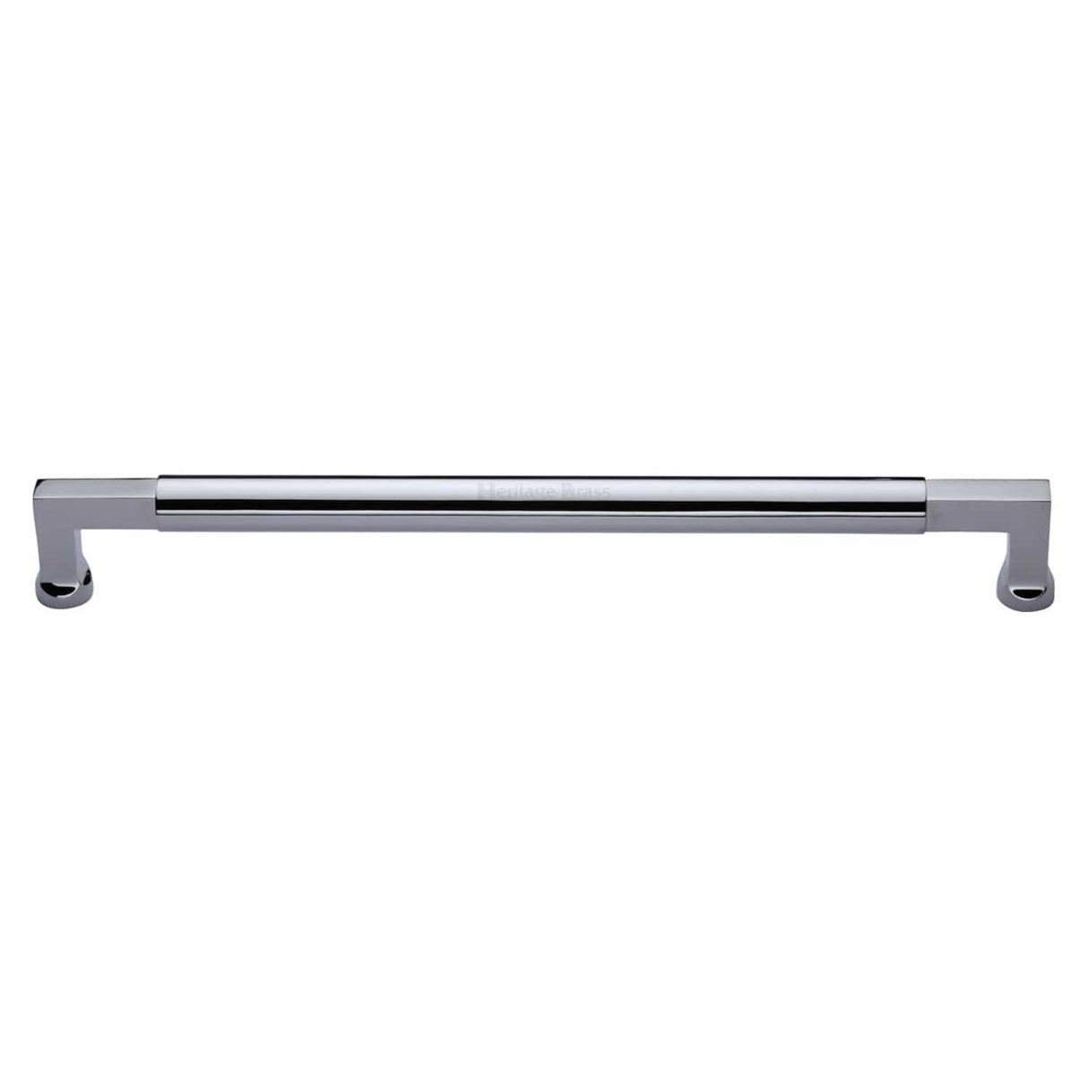 Heritage Brass Door Furniture Polished Chrome / Pull Handles (Bolt Through) Heritage Brass - Door Pull Handle Bauhaus Design 483mm Polished Chrome Finish