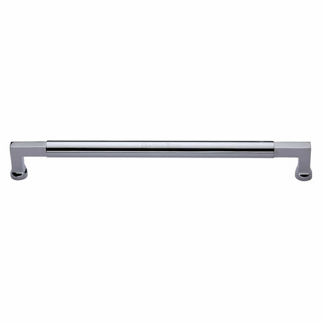 Heritage Brass Door Furniture Polished Chrome / Pull Handles (Bolt Through) Heritage Brass - Door Pull Handle Bauhaus Design 483mm Polished Chrome Finish
