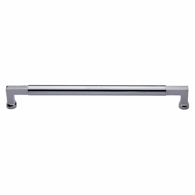 Heritage Brass Door Furniture Polished Chrome / Pull Handles (Bolt Through) Heritage Brass - Door Pull Handle Bauhaus Design 483mm Polished Chrome Finish