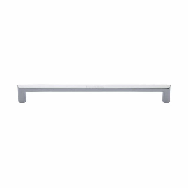 Heritage Brass Door Furniture Polished Chrome / Pull Handles (Bolt Through) Heritage Brass - Door Pull Handle Hexagonal Design 328mm Polished Chrome Finish