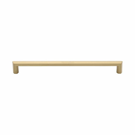 Heritage Brass Door Furniture Satin Brass / Pull Handles (Bolt Through) Heritage Brass - Door Pull Handle Hexagonal Design 328mm Satin Brass Finish
