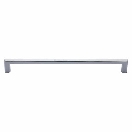 Heritage Brass Door Furniture Polished Chrome / Pull Handles (Bolt Through) Heritage Brass - Door Pull Handle Hexagonal Design 480mm Polished Chrome Finish