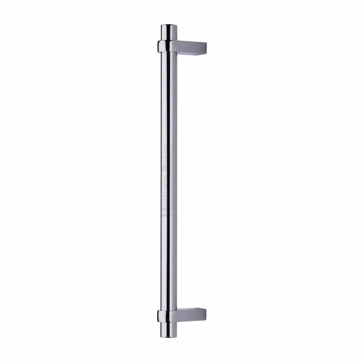 Heritage Brass Door Furniture Polished Chrome / Pull Handles (Bolt Through) Heritage Brass - Door Pull Handle Industrial Design 353mm Polished Chrome Finish