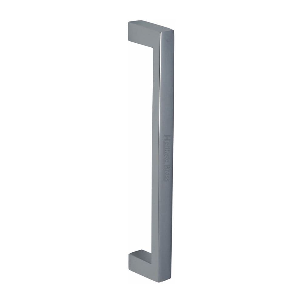Heritage Brass Door Furniture Polished Chrome / Pull Handles (Bolt Through) Heritage Brass - Door Pull Handle Polished Chrome Finish