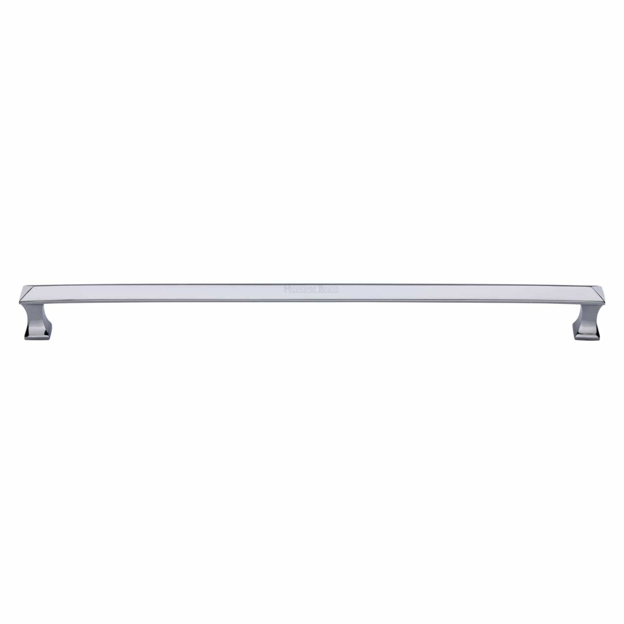 Heritage Brass Door Furniture Polished Chrome / Pull Handles (Bolt Through) Heritage Brass - Door Pull Handle Pyramid Design 478mm Polished Chrome Finish