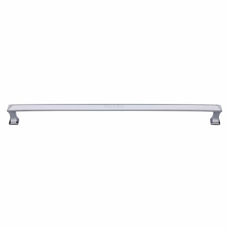 Heritage Brass Door Furniture Polished Chrome / Pull Handles (Bolt Through) Heritage Brass - Door Pull Handle Pyramid Design 478mm Polished Chrome Finish