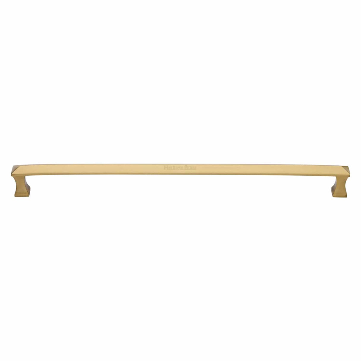 Heritage Brass Door Furniture Satin Brass / Pull Handles (Bolt Through) Heritage Brass - Door Pull Handle Pyramid Design 478mm Satin Brass Finish