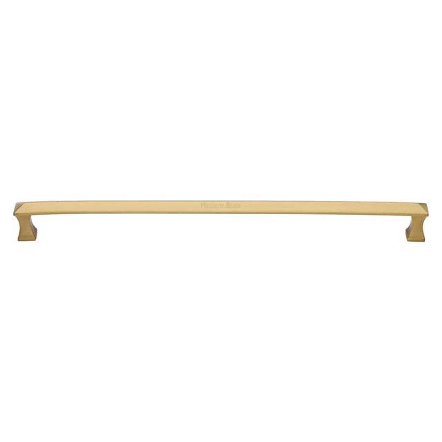 Heritage Brass Door Furniture Satin Brass / Pull Handles (Bolt Through) Heritage Brass - Door Pull Handle Pyramid Design 478mm Satin Brass Finish