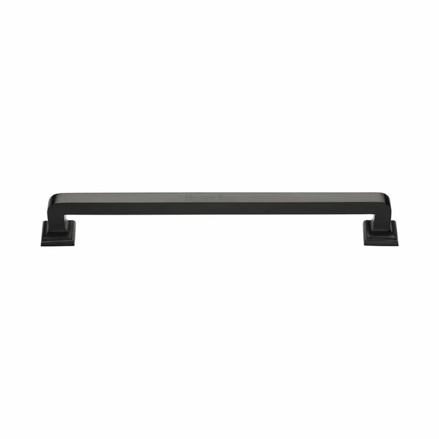Heritage Brass Door Furniture Matt Bronze / Pull Handles (Bolt Through) Heritage Brass - Door Pull Handle Square Vintage Design 338mm Matt Bronze Finish