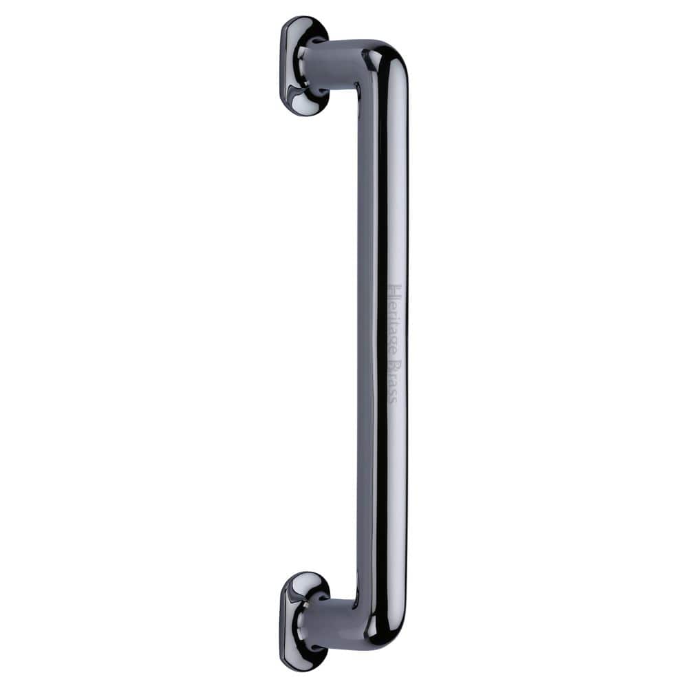 Heritage Brass Door Furniture Polished Chrome / Pull Handles (Bolt Through) Heritage Brass - Door Pull Handle Traditional Design 330mm Polished Chrome Finish