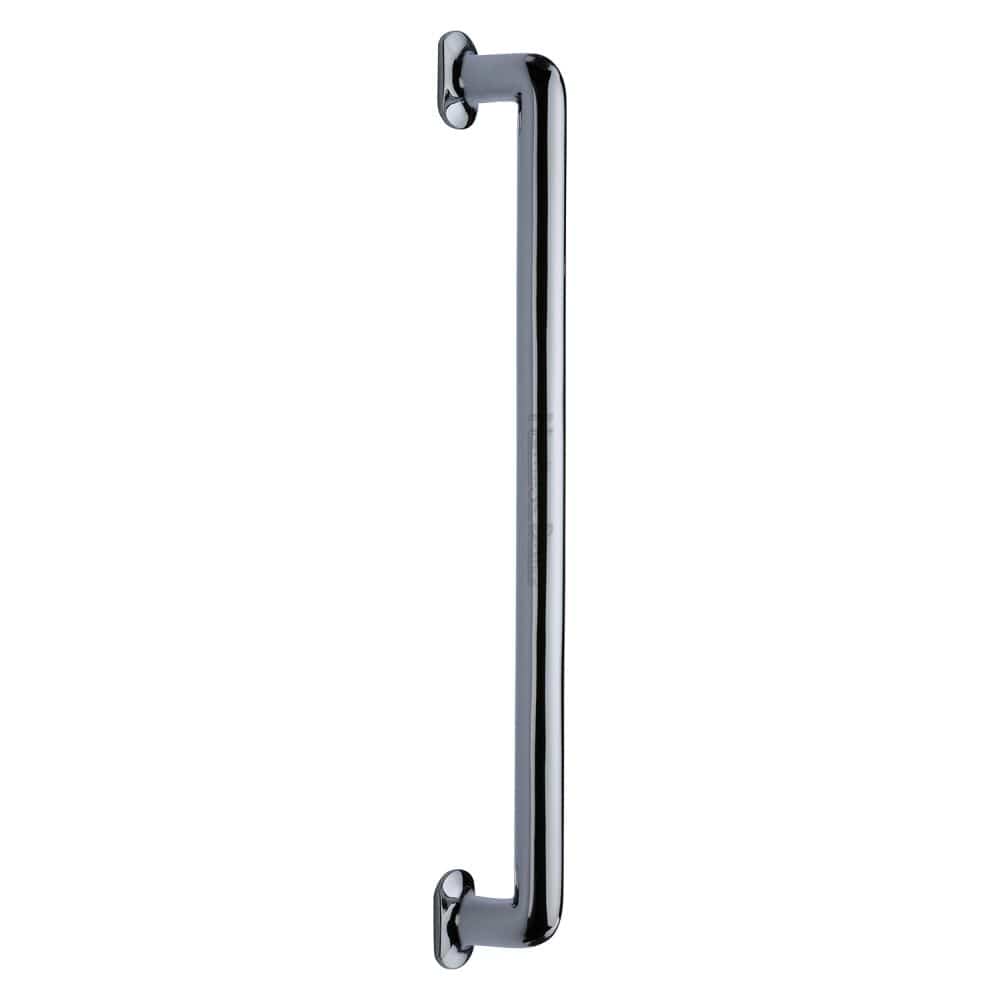 Heritage Brass Door Furniture Polished Chrome / Pull Handles (Bolt Through) Heritage Brass - Door Pull Handle Traditional Design 482mm Polished Chrome Finish