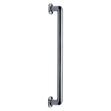 Heritage Brass Door Furniture Polished Chrome / Pull Handles (Bolt Through) Heritage Brass - Door Pull Handle Traditional Design 482mm Polished Chrome Finish