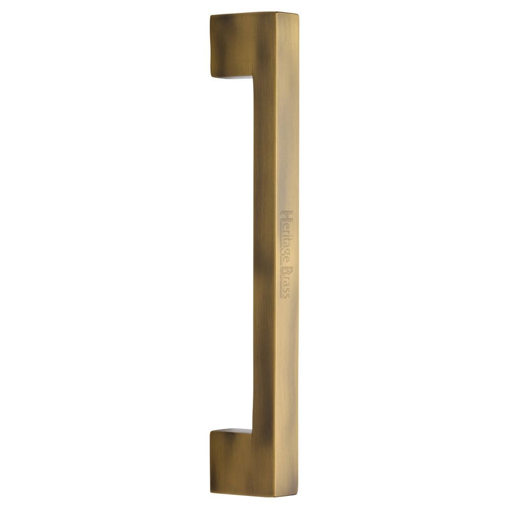 Heritage Brass Door Furniture Antique Brass / Pull Handles (Bolt Through) Heritage Brass - Door Pull Handle Urban Design 305mm Antique Brass Finish